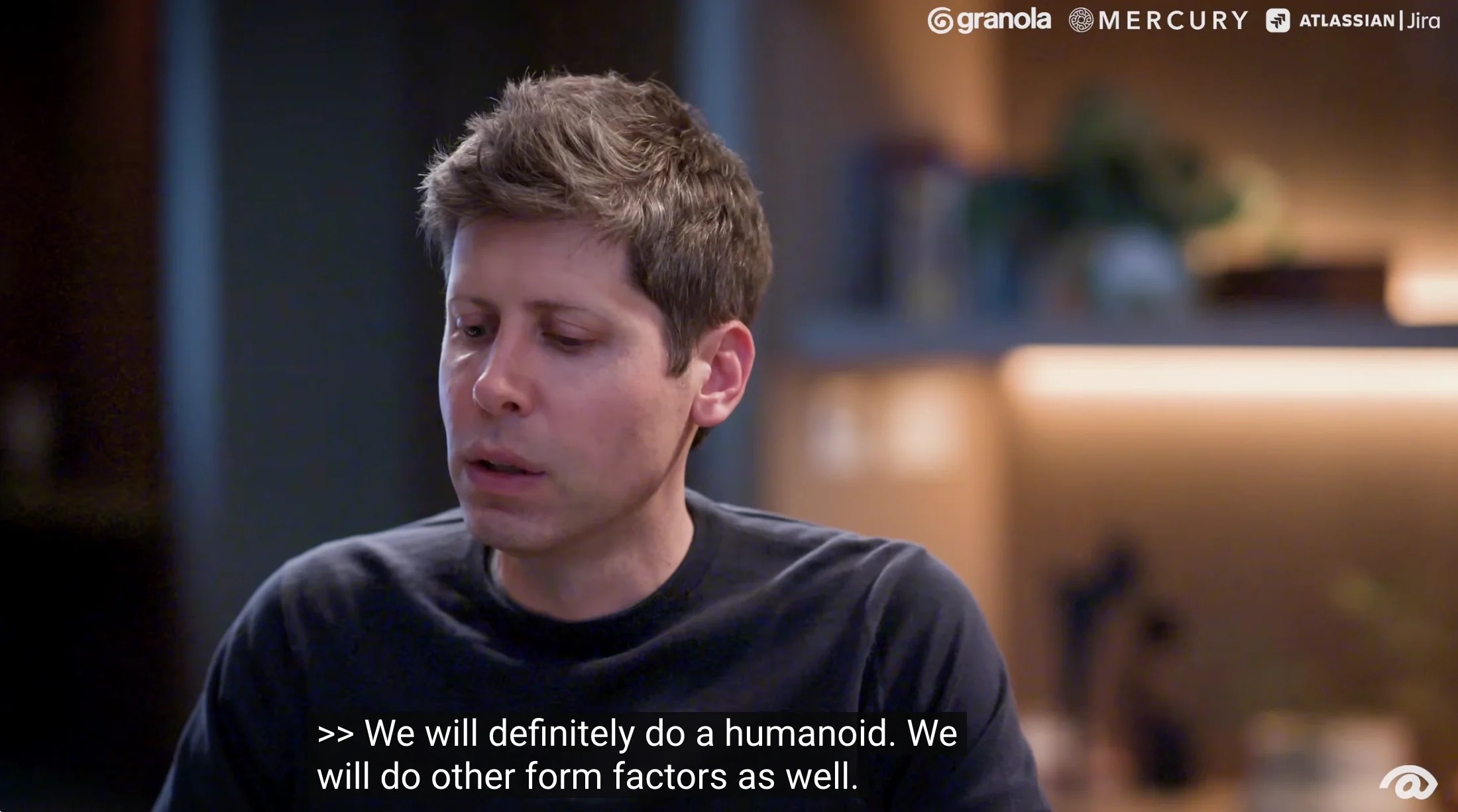 奥特曼把话说死：OpenAI一定会自己做人形机器人