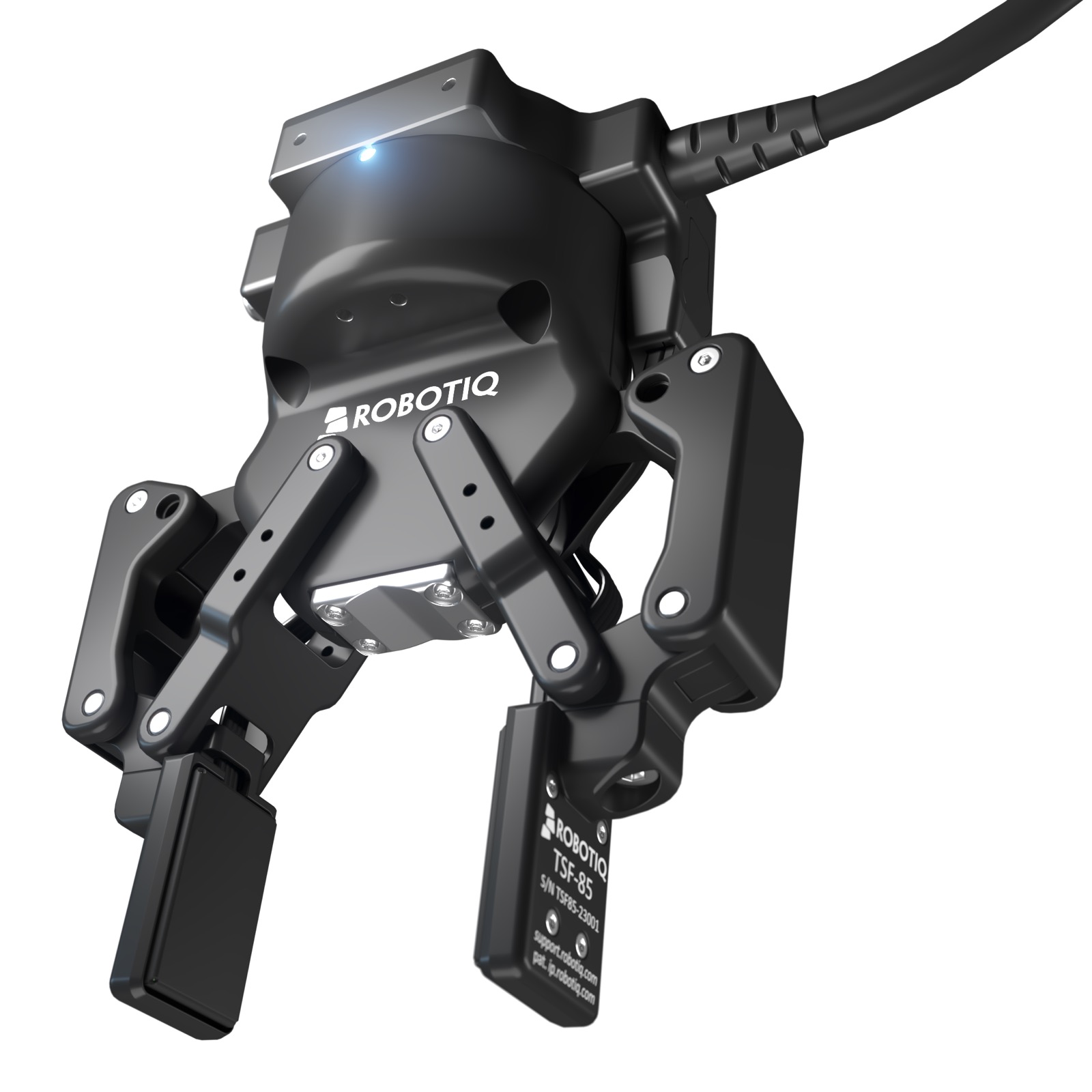装了3万多台的夹爪长出“手感”：Robotiq发布2FC，指尖每秒感知1000次，老用户加装就能升级